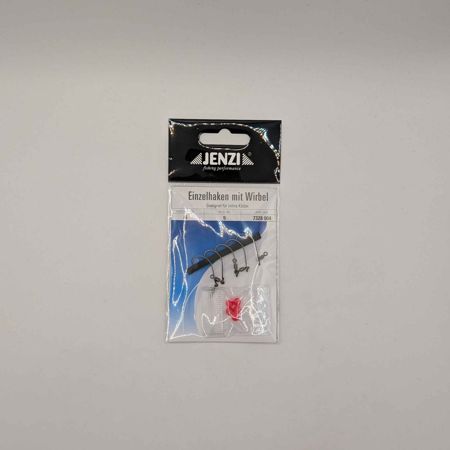 JENZI Single hook (incl. playing and pearl), 5-pack