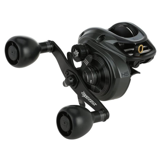 Abu Garcia Beast 300 Low Profile High Speed (left), Multi