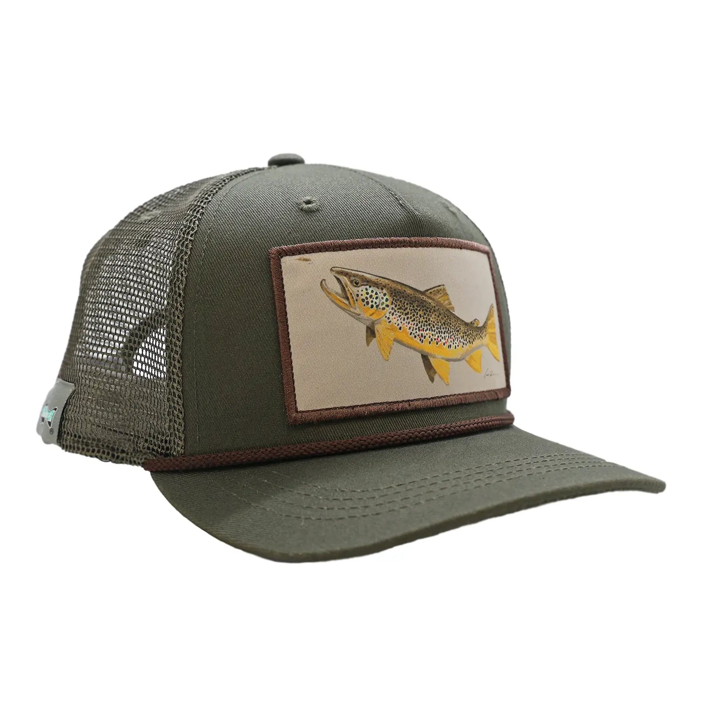 RepYourWater 5 Panel Hat - Hungry Brown Trout