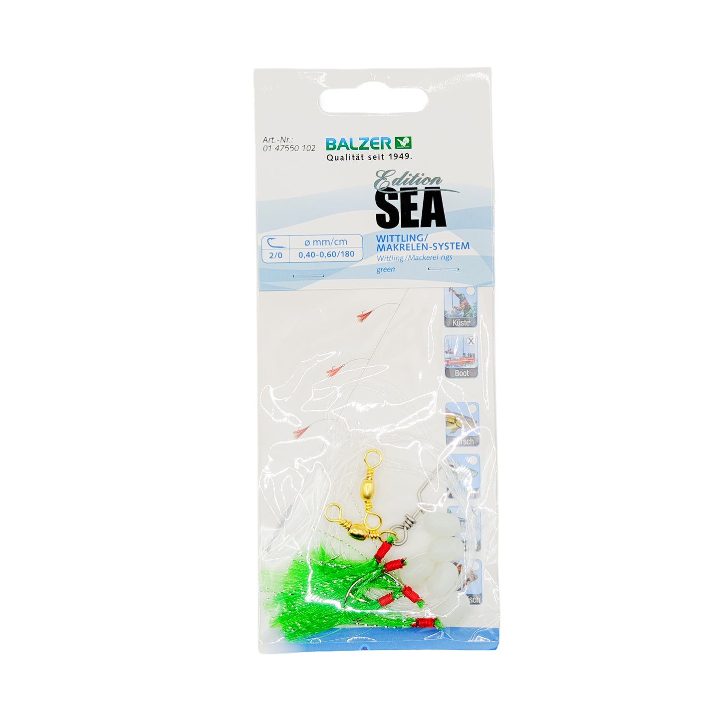 Balzer SEA Makrillhäckla, Grön
