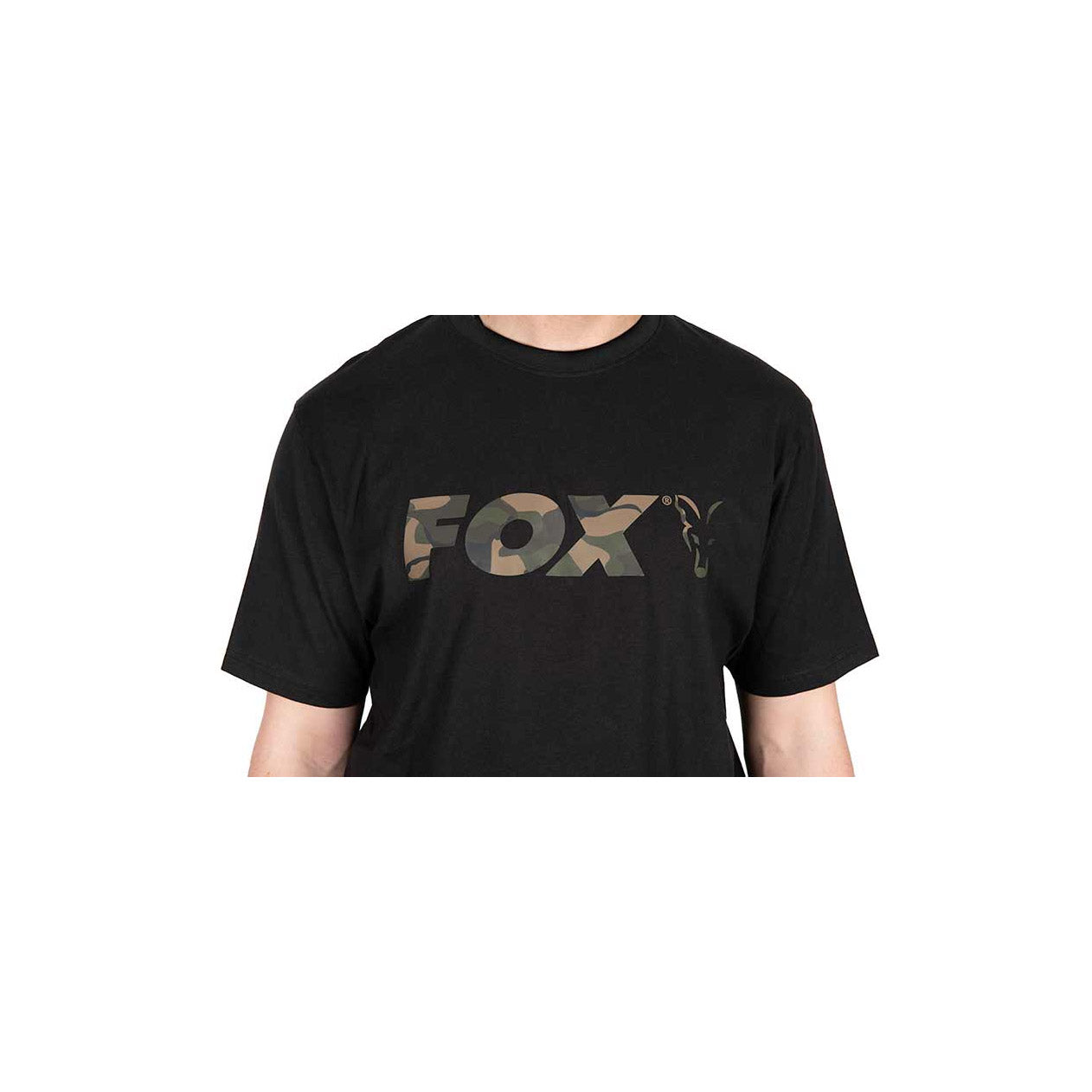 Fox Black / Camo logo T-Shirt