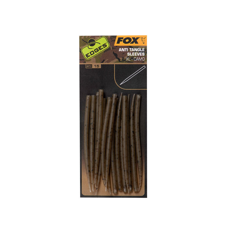 Fox Edges Camo XL Anti Tangle Sleeves x 15-pack
