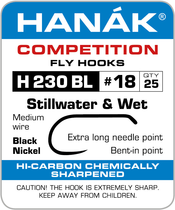 Hanak H230BL Nymph & Wet Fly (25-pack)