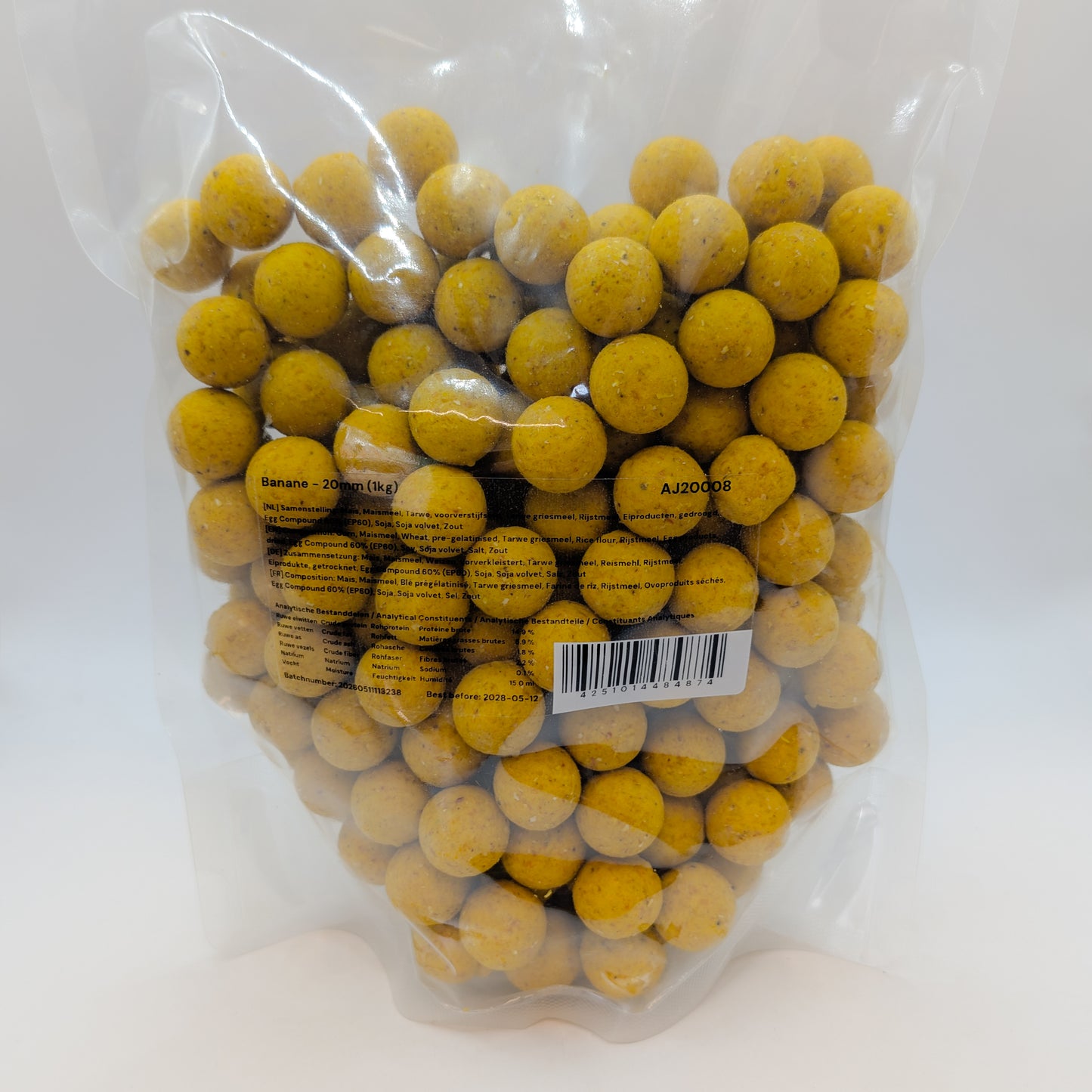 AJ2000 Boilies 20mm 1kg, Banan (Banane)