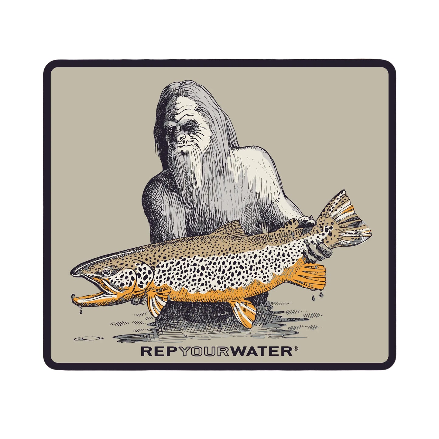 RepYourWater Sticker - Hero Squatch