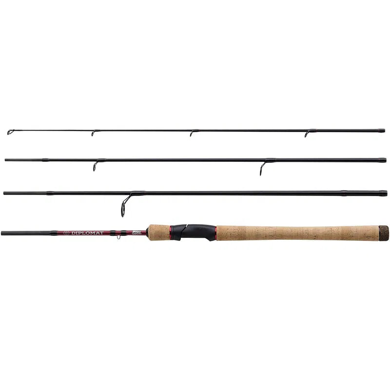 abu garcia diplomat 4 piece travel spinning rod Abu Garcia DIPLOMAT V2 Travel 904M 12-32g (Reel), 4-piece