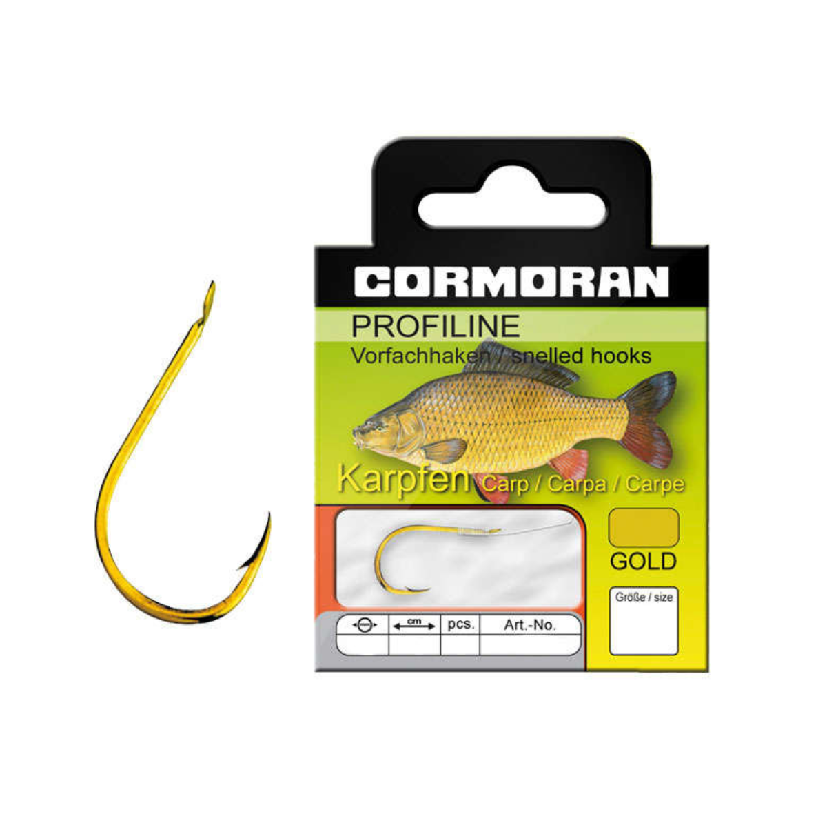 Cormoran Profiline CARP ready-made claws with hook, 10-pack
