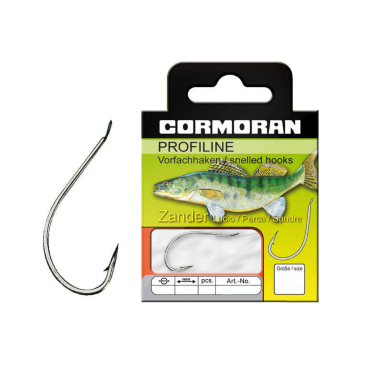 Cormoran Profiline ZANDER ready-made claws with hook, 10-pack