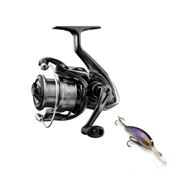 Daiwa 26 Crossfire LT 2000-XH, Inkl CF Chibi Shad 2 wobbler (Limited Edition)