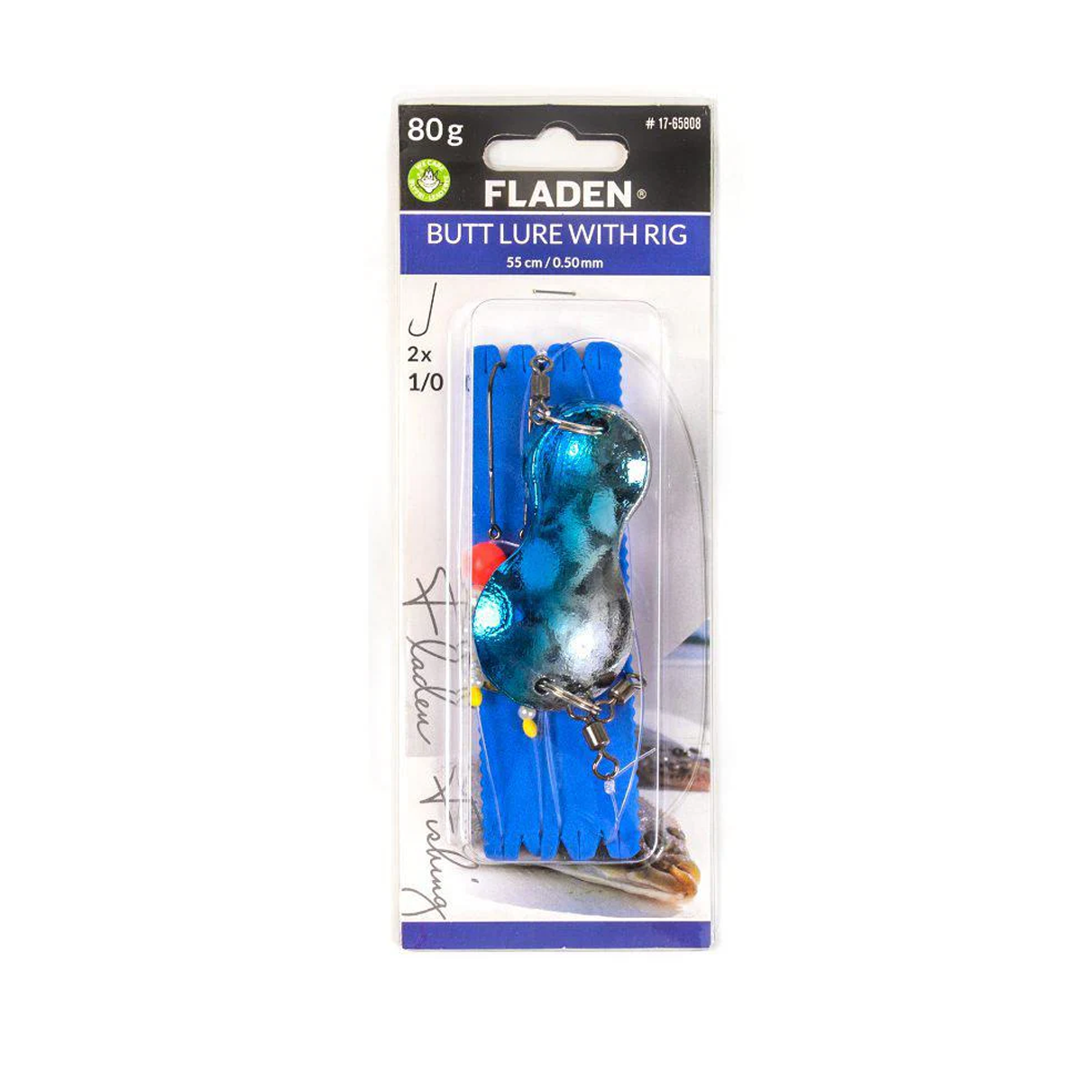 Fladen Butt Lure Flatfish Rig Blue Silver