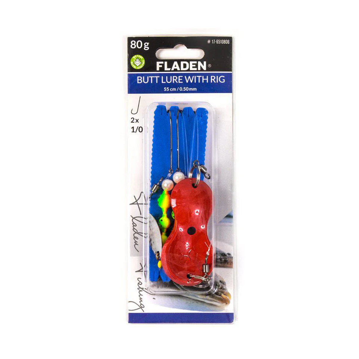 Fladen Butt Lure Flatfish Rig Red