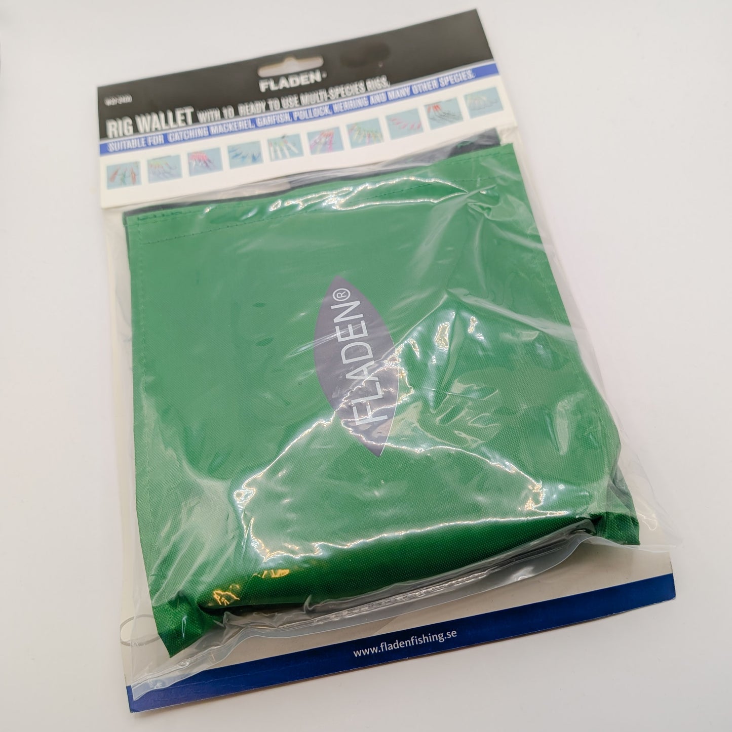 Fladen Green Rig Wallet (incl. 10 hooks)