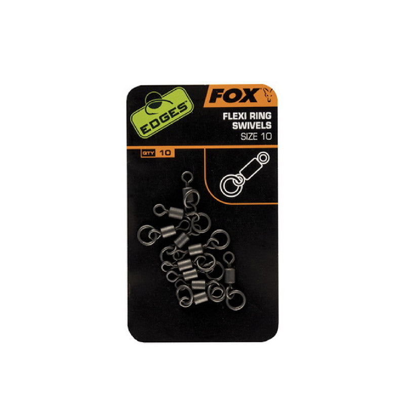 Fox Edges Flexi Ring Swivel 11 x 10 Pack