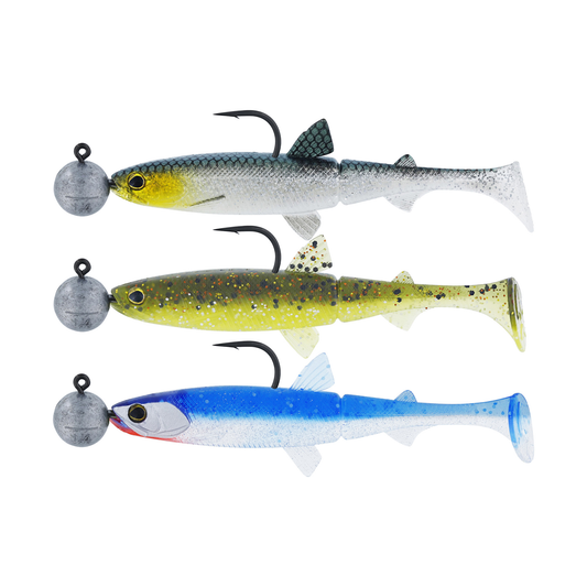 Westin HypoTeez Shadtail RnR 6.5cm 2.56in (3g #4), 3-pack