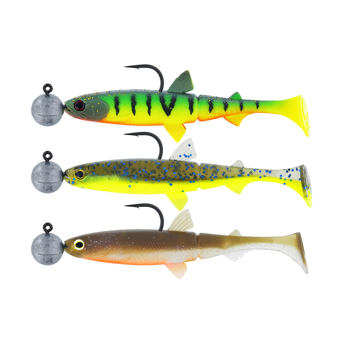 Westin HypoTeez Shadtail RnR 6.5cm 2.56in (3g #4), 3-pack