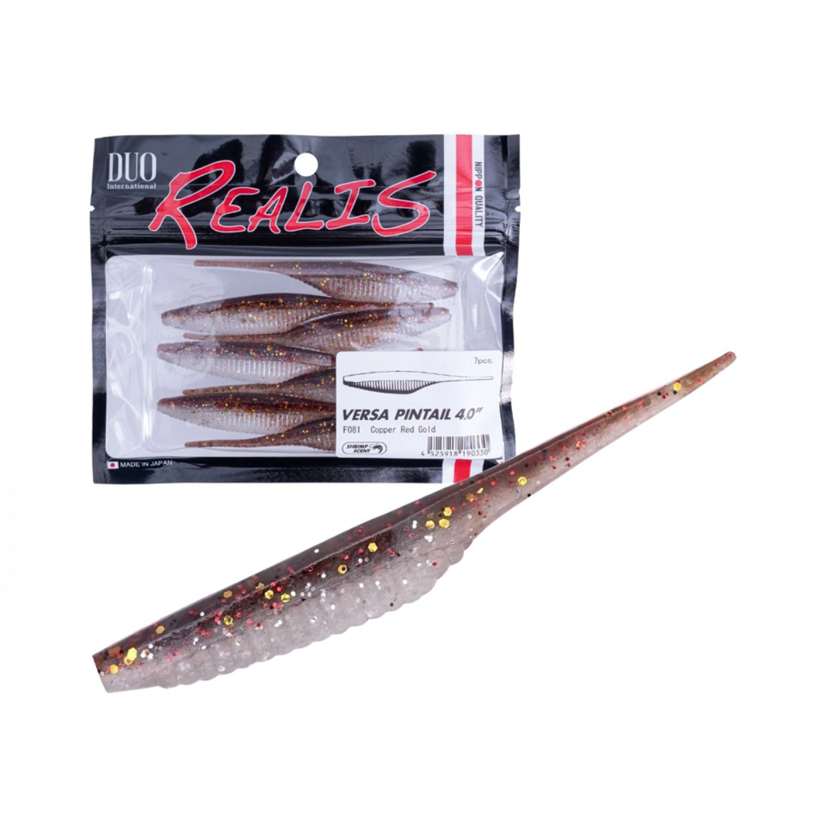 DUO Realis Versa Pintail 10.16cm 4in, 7-pack