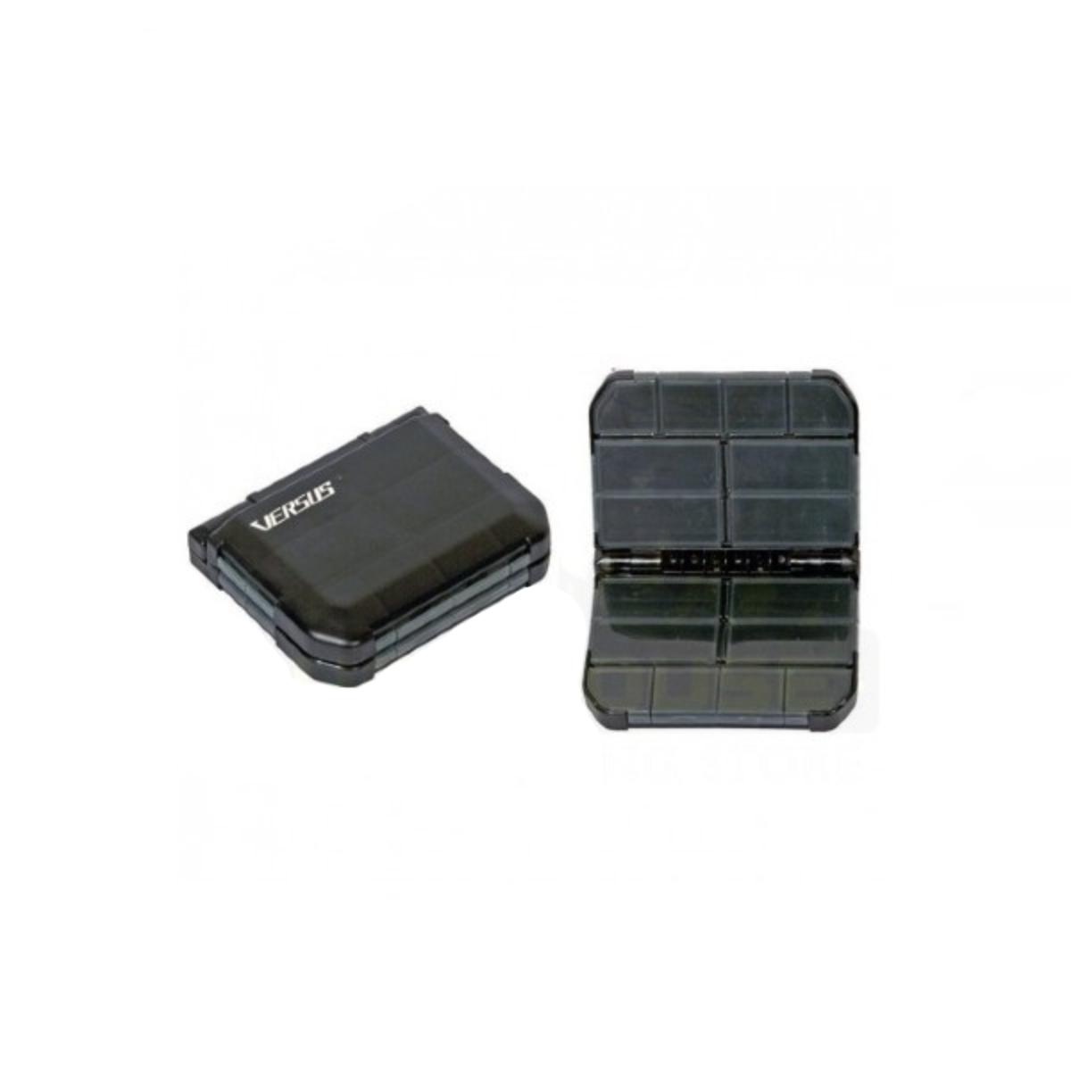 Meiho VS-388DD Flip Case Terminal Tackle Box (122x87x34mm), Black