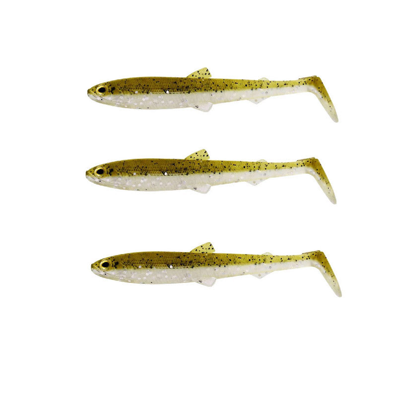 Westin BullTeez Shadtail 7,5cm, 3-pack Pearl Sand REA