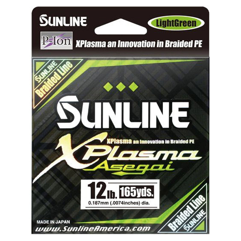 Sunline XPlasma Asegai 150m Light Green Braided line