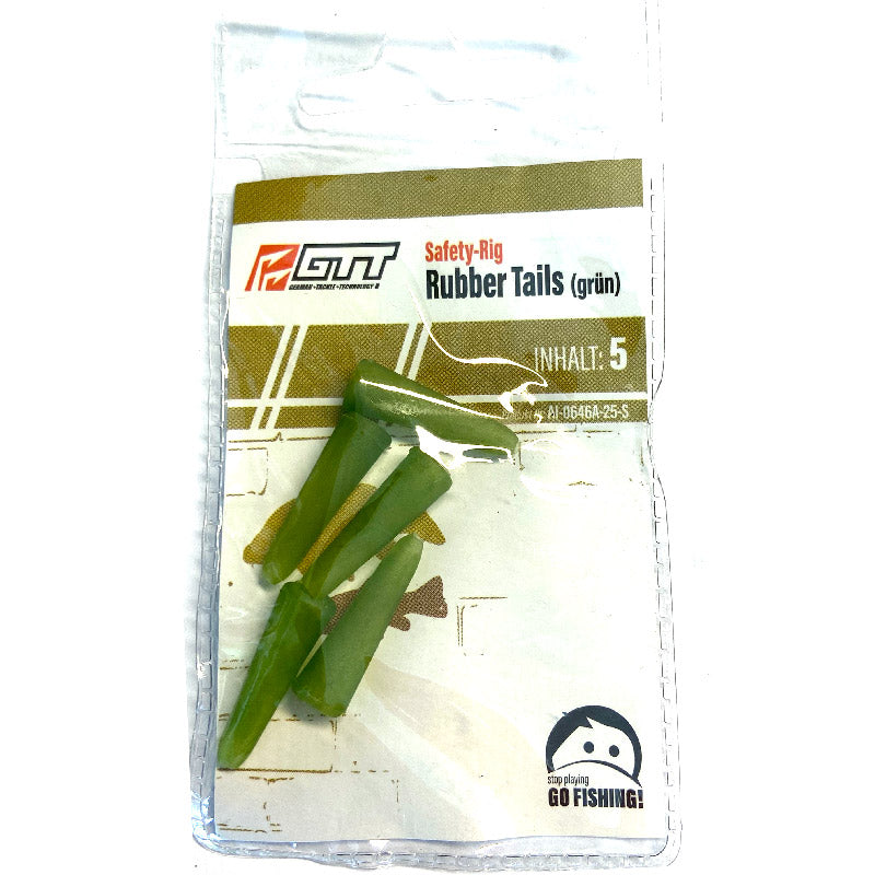 GTT Tail Rubbers Tail Green