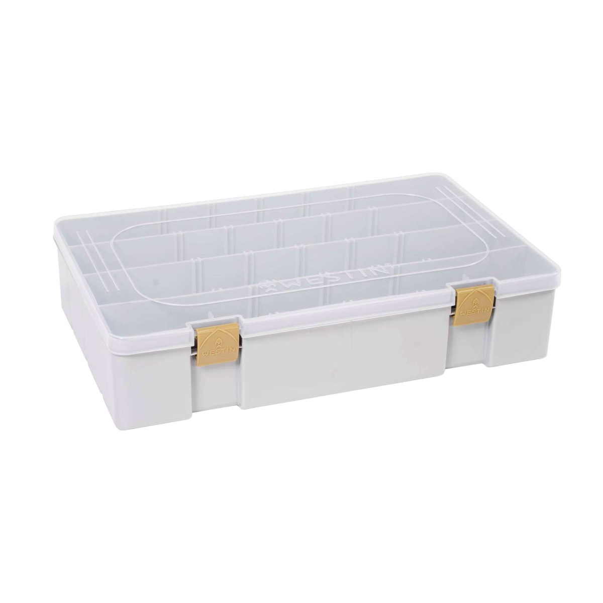 Westin W3 Tackle Box, Gray Clear