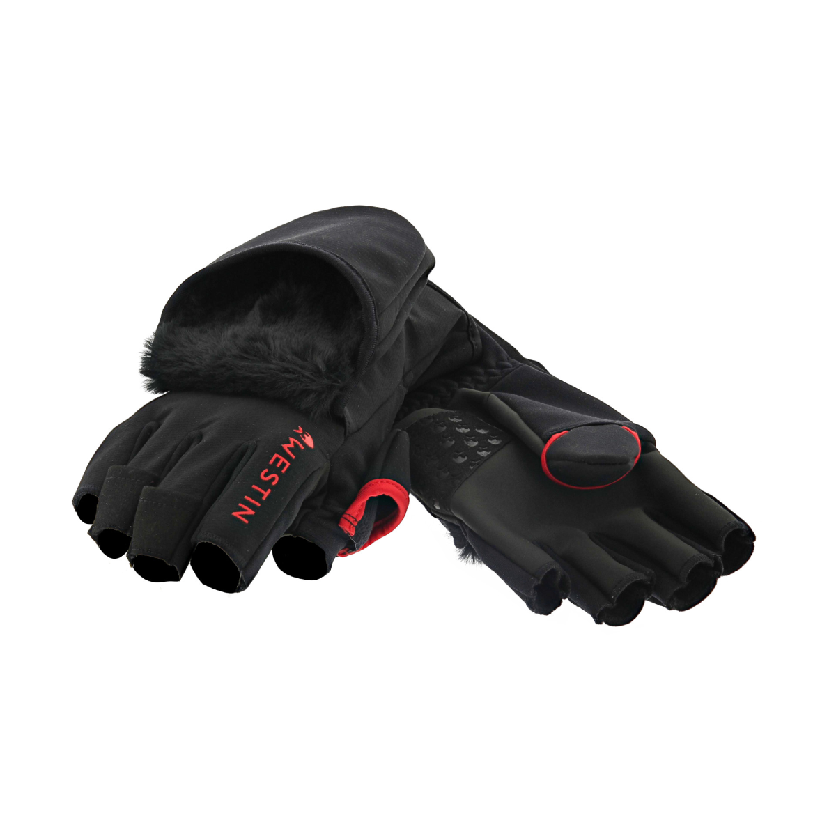 Westin Half Tec Gloves, Gunmetal