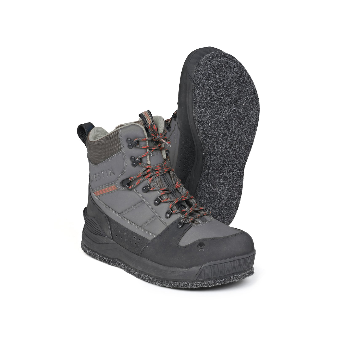 Westin W6 Wading Boot Wader Dark Shadow, Felt sole