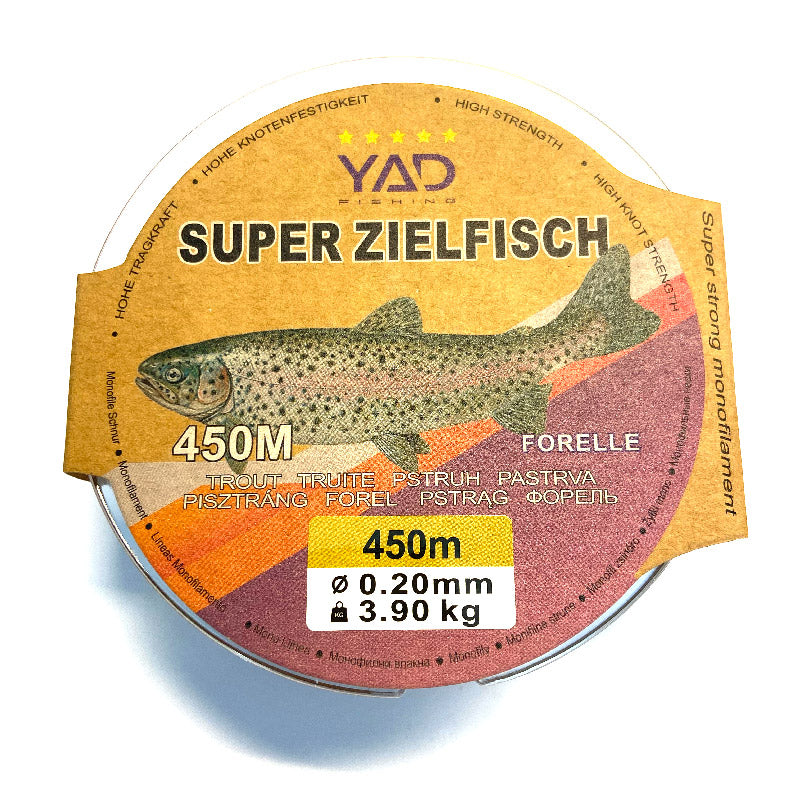 YAD Nylon Line Rainbow Clear, 450 meters