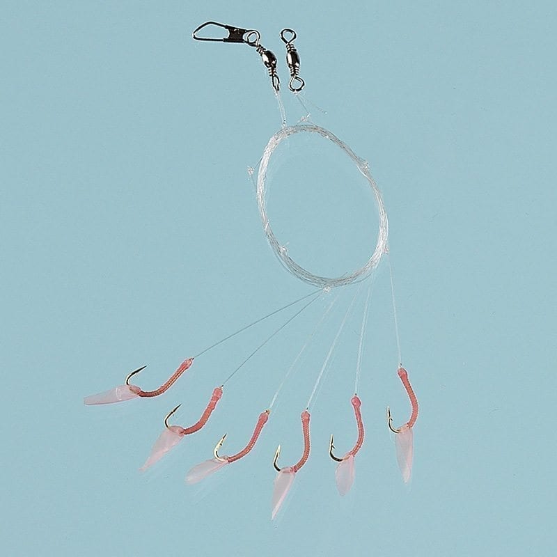 Fladen Pink Sabiki Häckla 6 hook