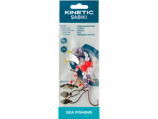 Kinetic sabiki tournament flatfish tackle