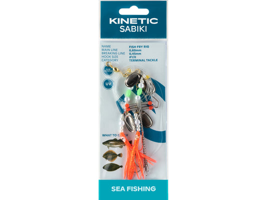 Kinetic sabiki fish free flatfish tack