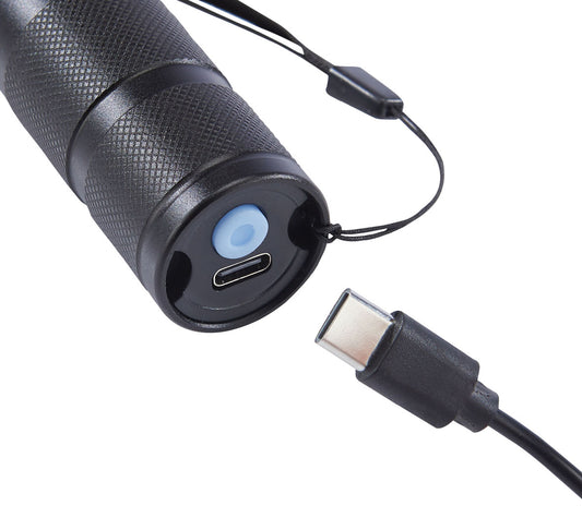 Balzer Laddbar Ficklampa UV/Vit