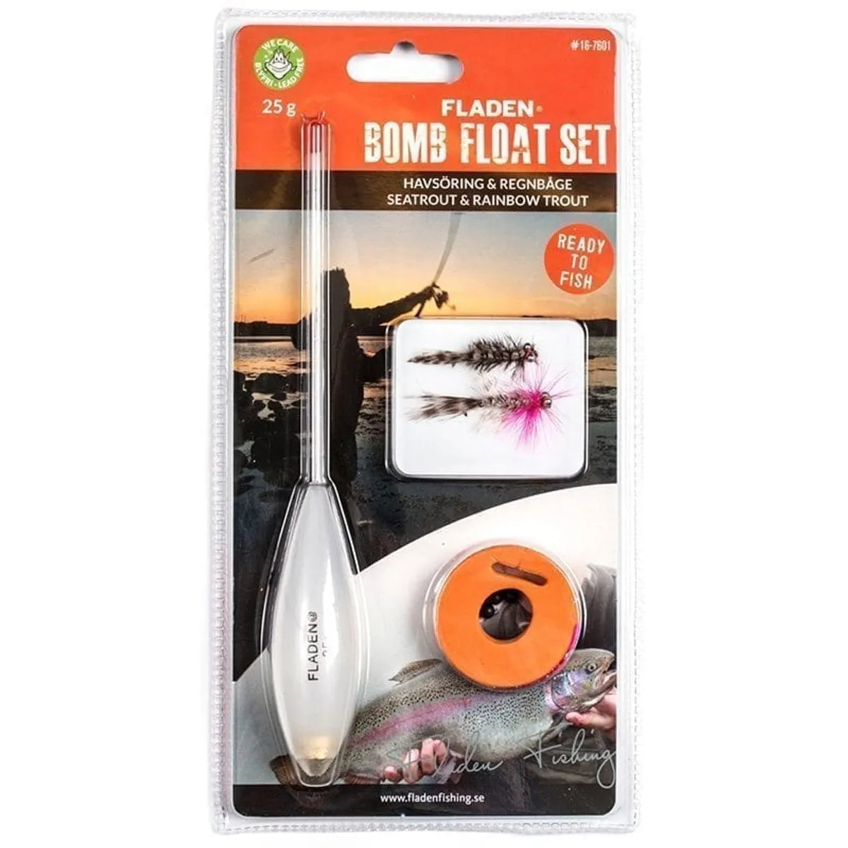 Bomb-float set Havsöring Ready-to-fish