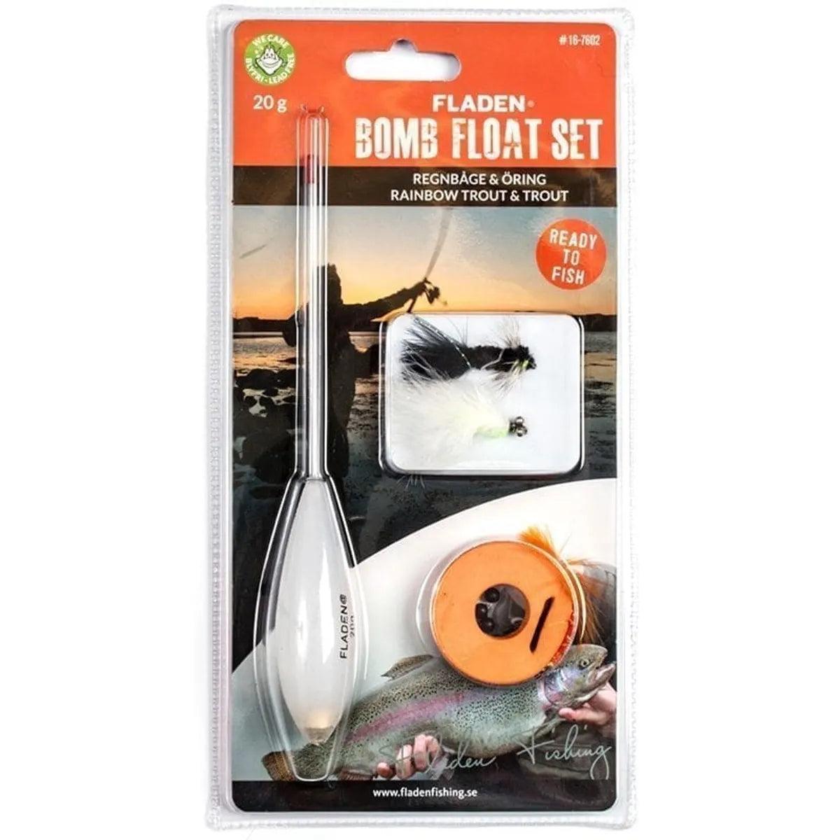 Bomb-float set Regnbåge Ready-to-fish