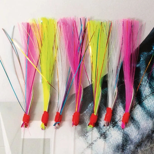 Tinsel multicolor 7 hook size 1 0.60 / 0.50mm line