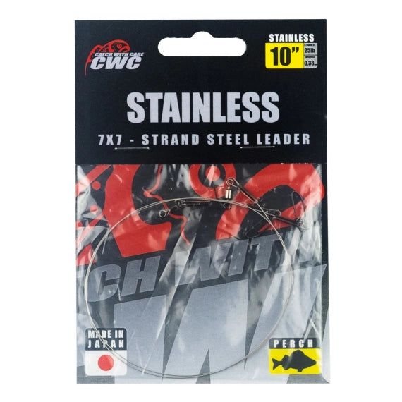 CWC 7x7 Finesse Wire Leader 10'' 25lbs (2 pack)