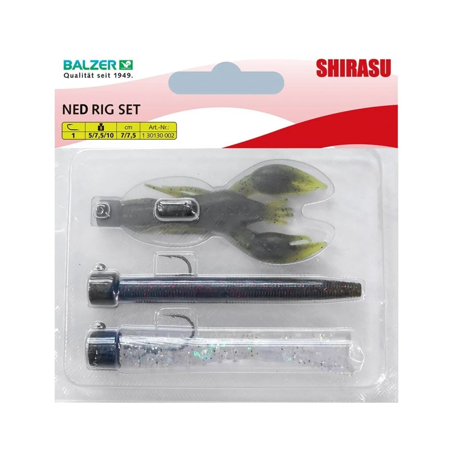 Balzer Ned Rig set 5-7,5cm 5-10g (3-pack)