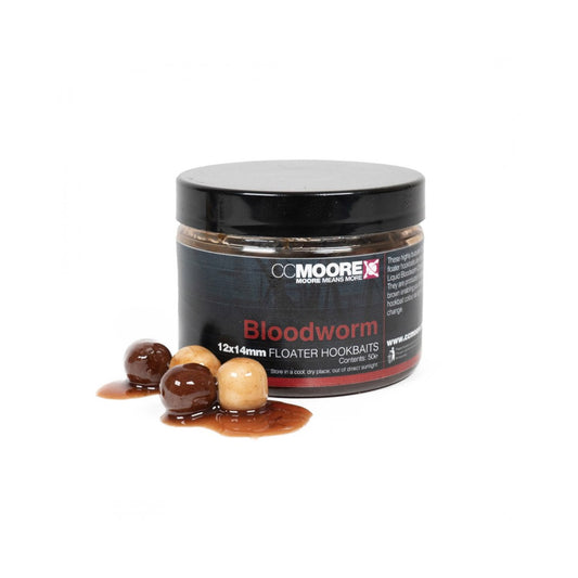 CC Moore Bloodworm Floater Hookbaits 12x14 mm