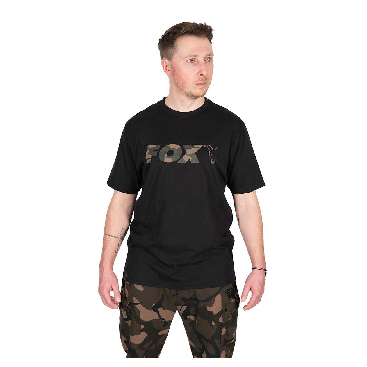 Fox Black / Camo logo T-Shirt