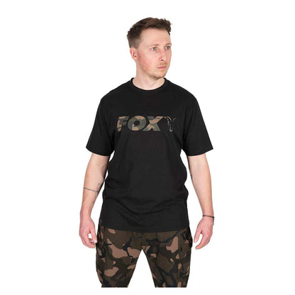 Fox Black / Camo logo T-Shirt