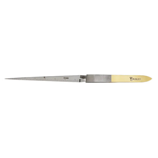 Dr. Slick Dubbing Loop Tweezer, 7.25″, Self Closing,  Straight – DLT