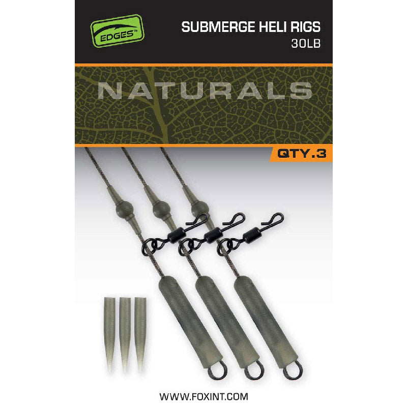 Fox Edges Naturals Submerge Heli rigs