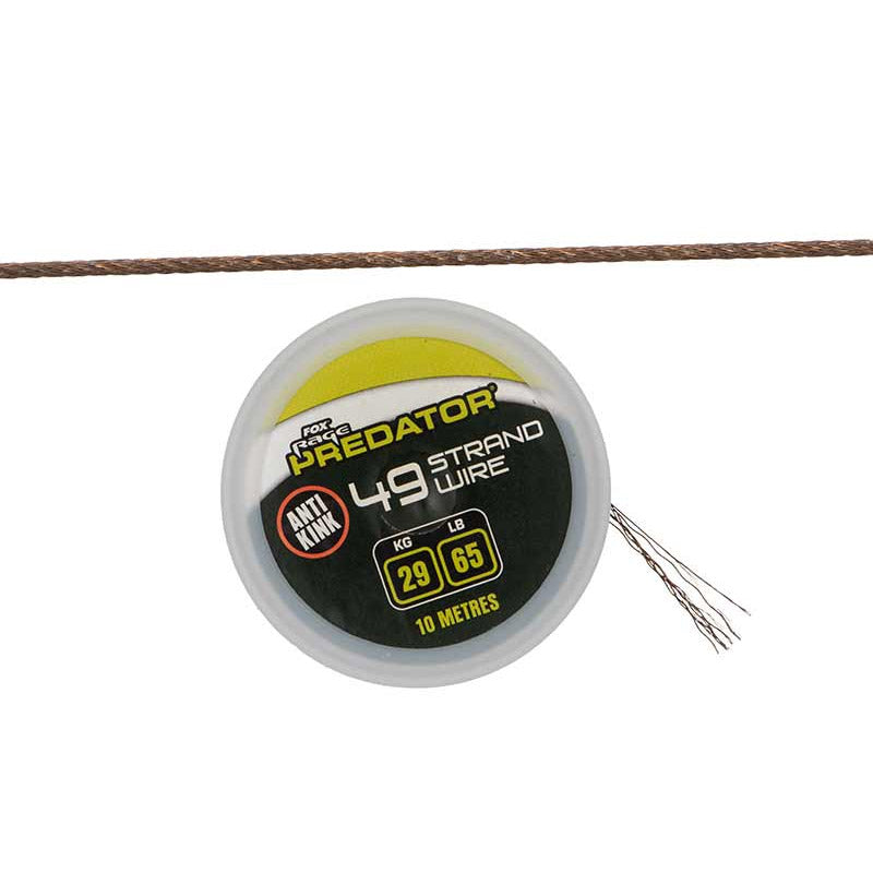 Fox Rage Predator 49-Strand Coated Steel Wire 10m
