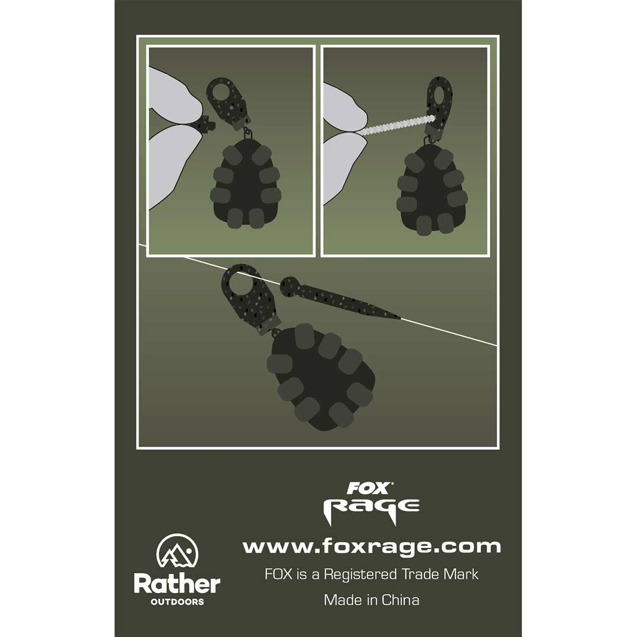 Fox Rage Predator Camo Low Resistance Run Ring x 5