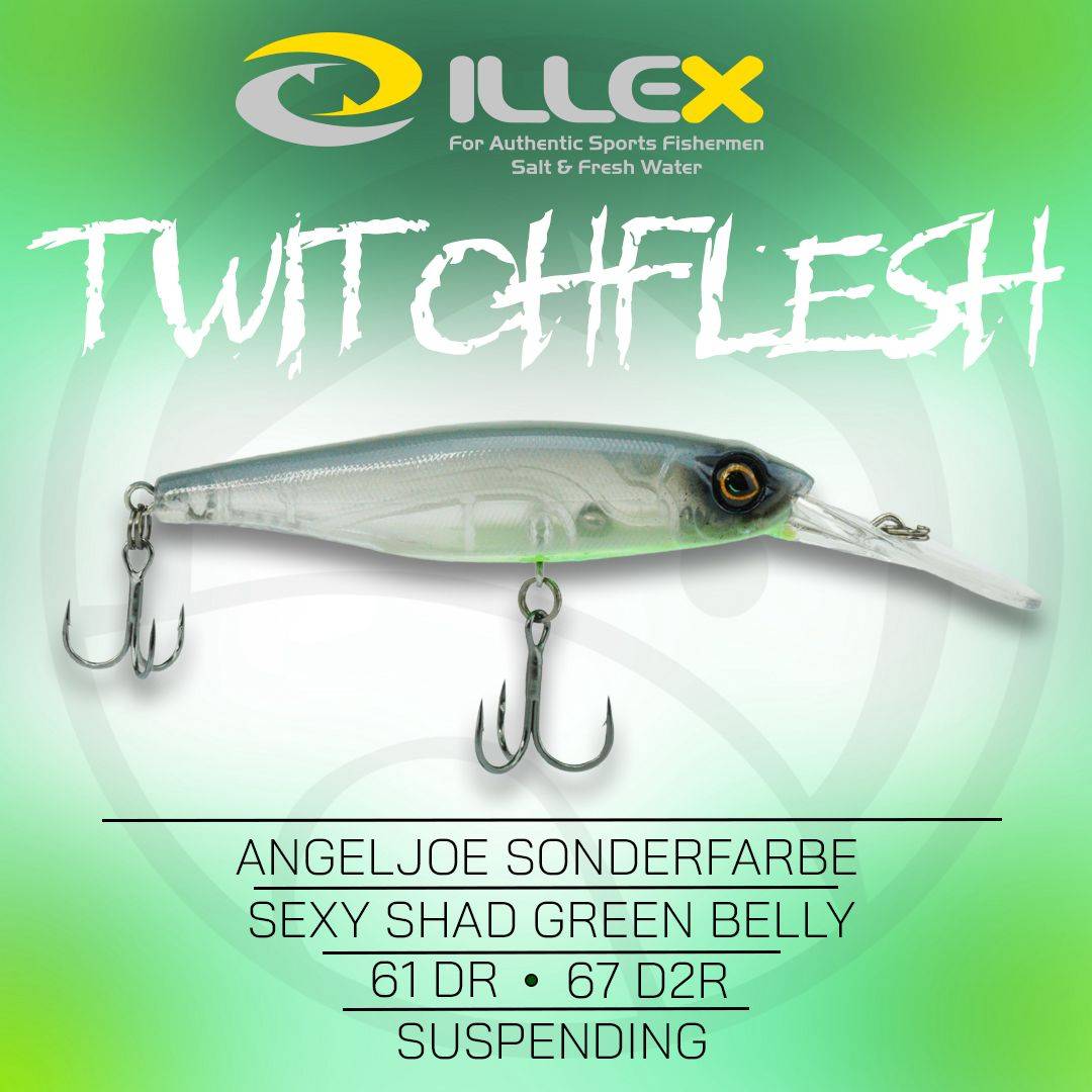 Illex Twitch Flesh 61 DR 6.1cm 4.9g