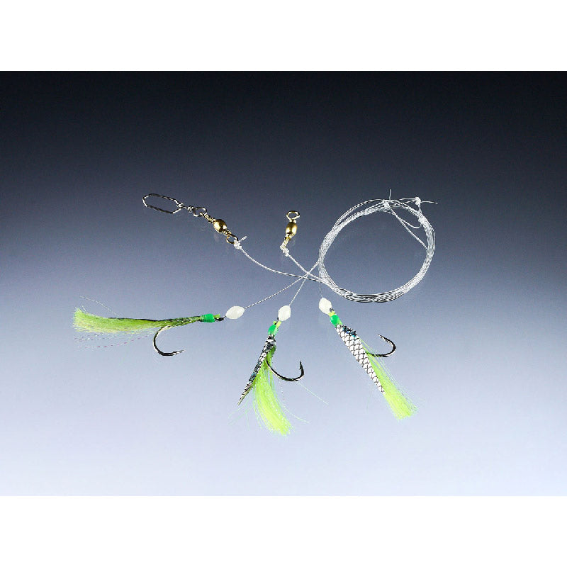 Balzer Makrill Häckla Yellow Silver 3-krokar