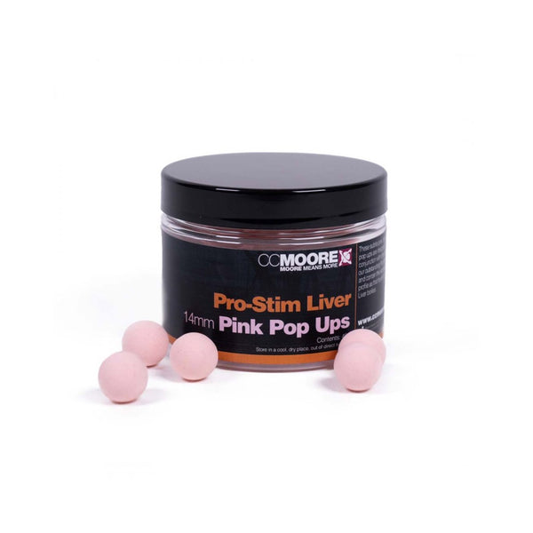 CC Moore Pro-Stim Liver Pink Pop Ups 14 mm