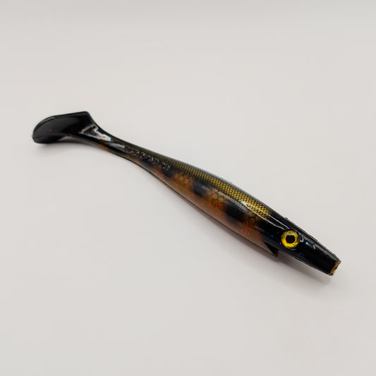 BUY MORE, SAVE MORE: Pig Shad Junior 20cm, 50g - Black Okiboji Perch