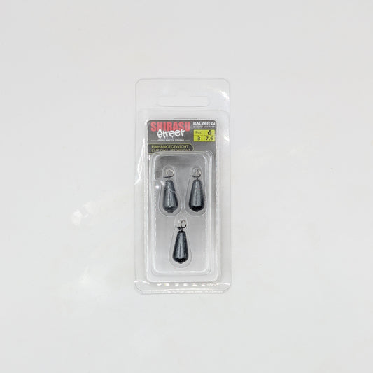 SHIRASU Clip-On Lure Weight, 3-pack
