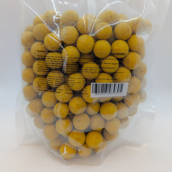 AJ2000 Boilies 20mm 1kg, Ananas